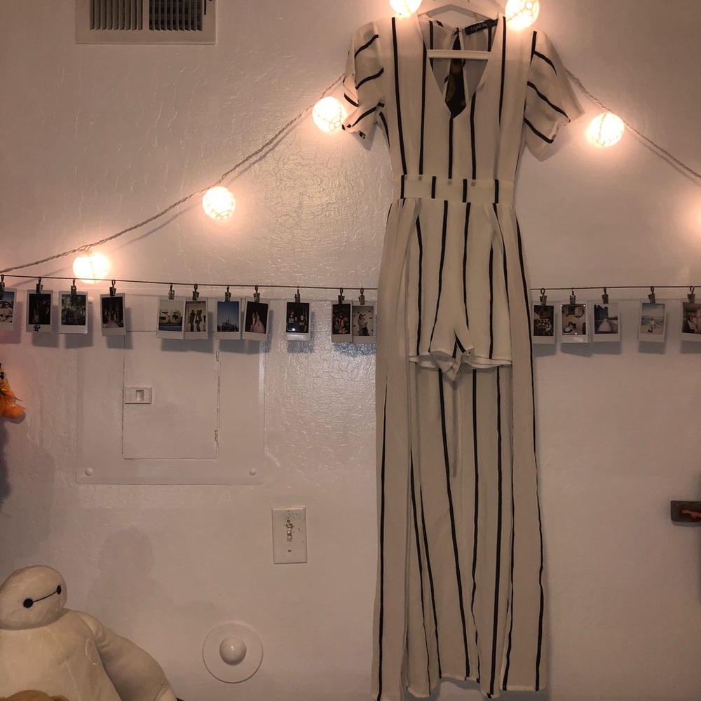 Super cute striped romper
